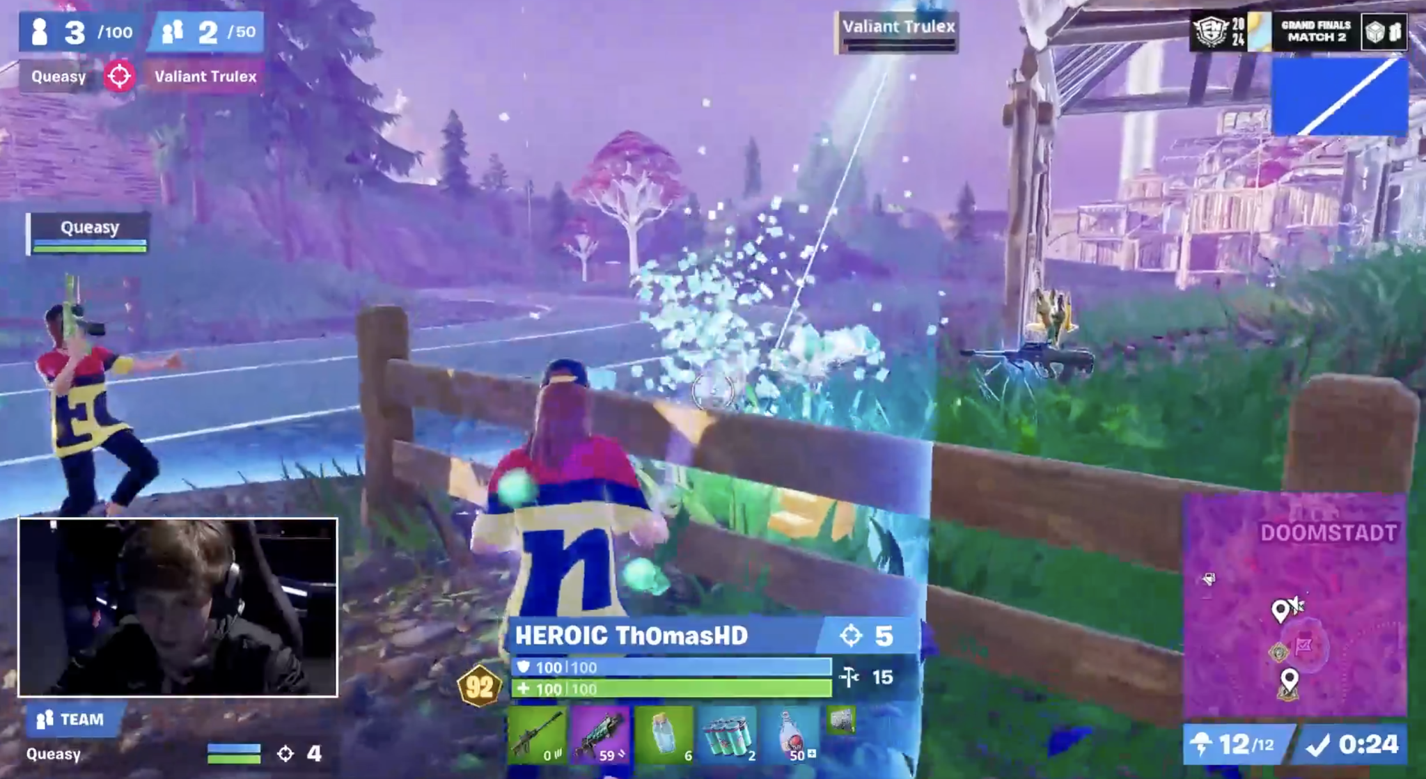 Th0masHD Gives His Thoughts Going Into Day 2 Of Fortnite Globals